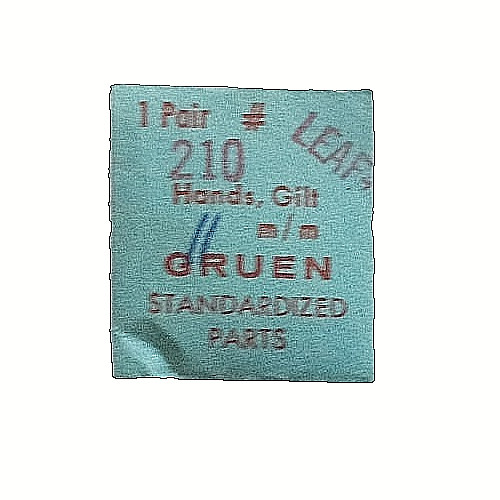Gruen 210 211 270 280 290 540 Watch Hands Gold Leaf watch parts