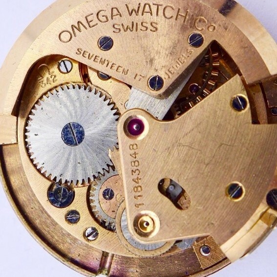 Omega Cal. 342 Various Movement Parts