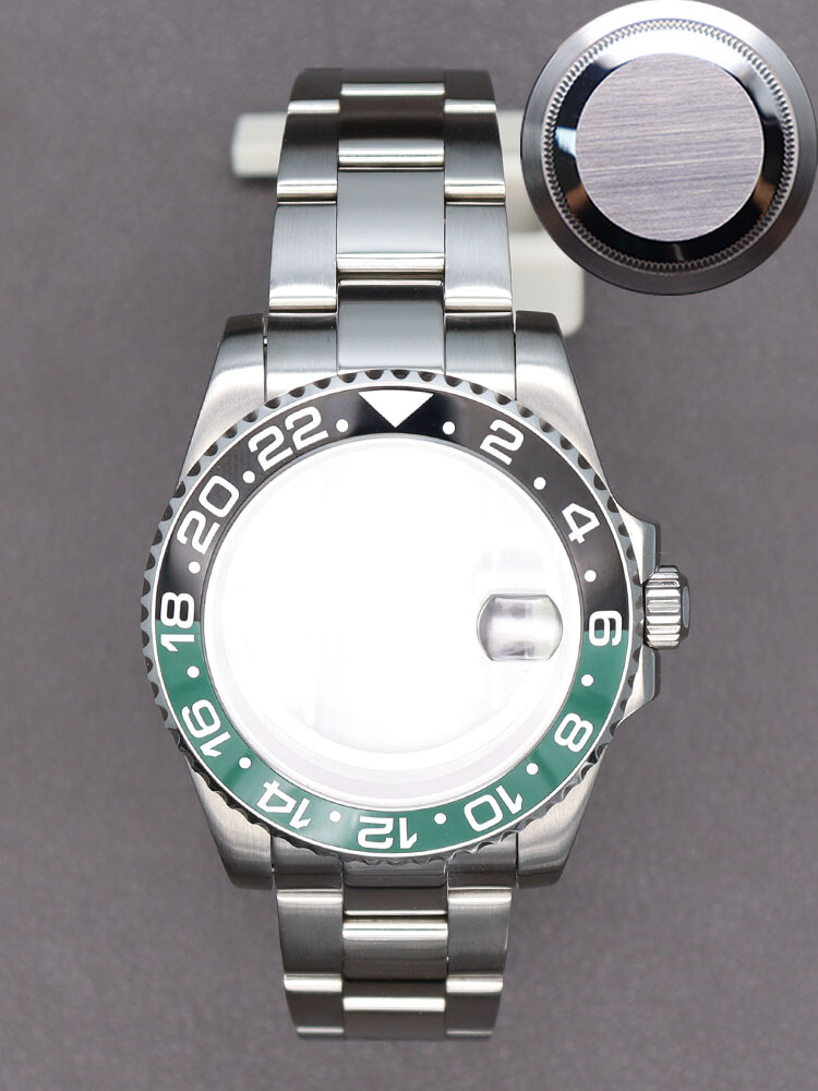 40mm Watch Case 20mm Strap Ceramic Bezel Fit Nh35 Nh36 Movement 10TAM Waterproof