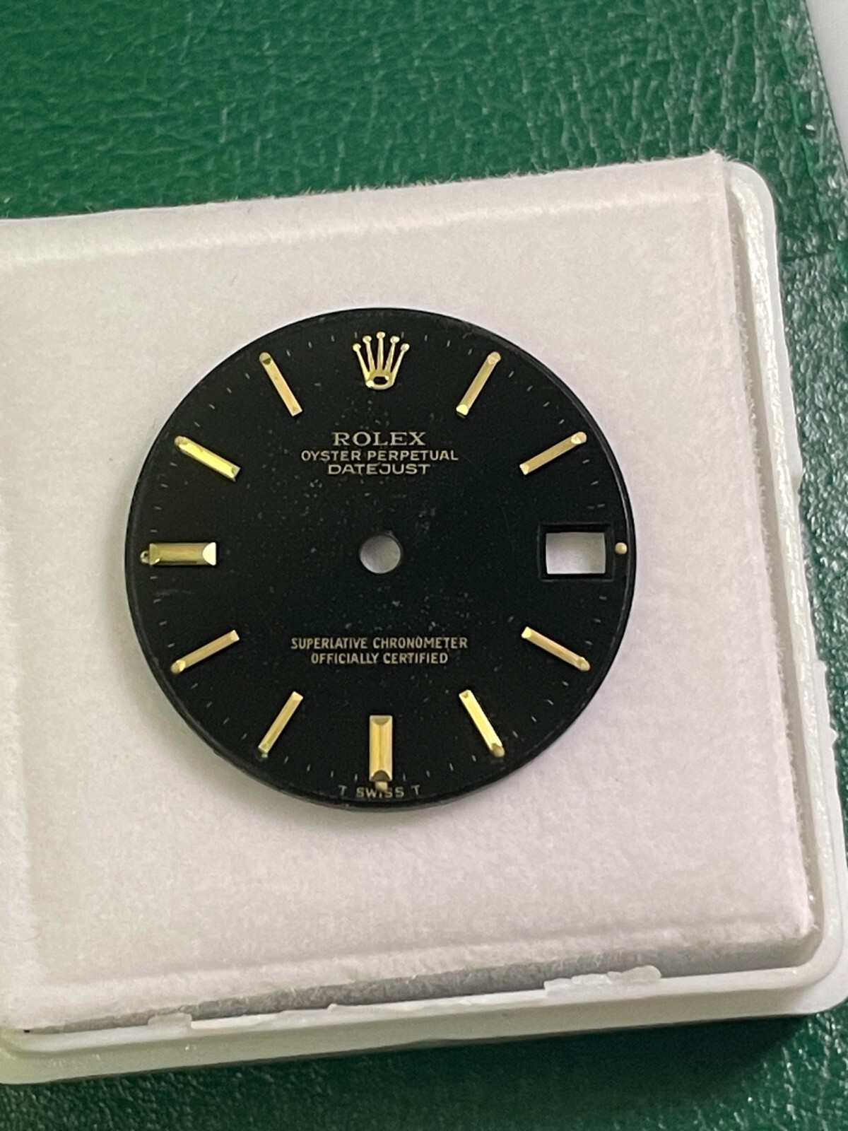 Factory Original Rolex Ladies DateJust 69173/ 79173 Glossy Black Dial w/ Y Gold