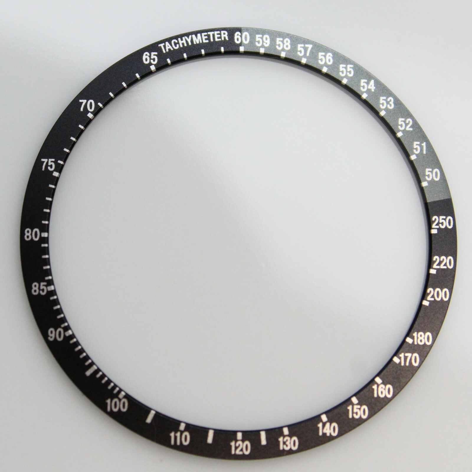 Bezel Insert for Seiko 6139-6040 6139-6041 Black and Gray Tachymeter Insert