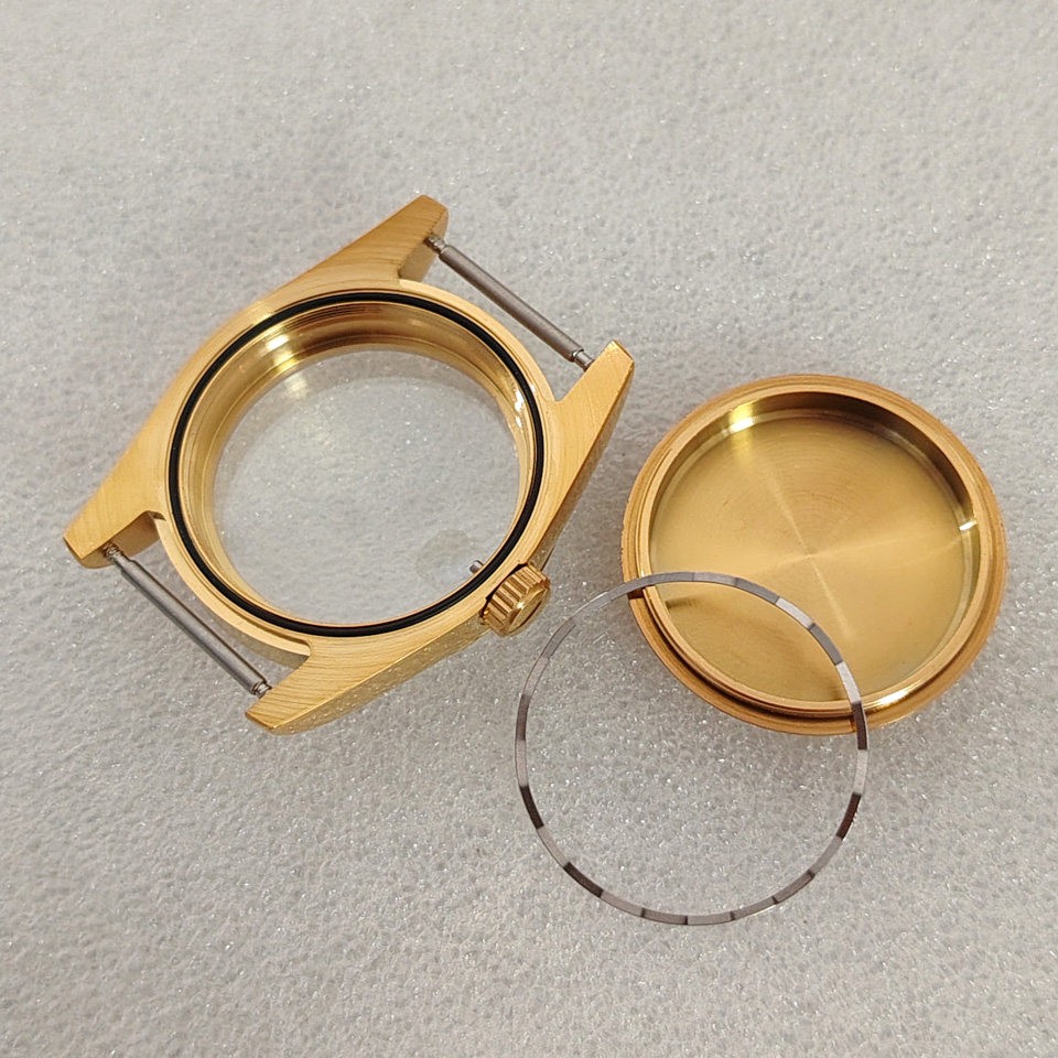 36mm 39mm Gold Stainless Watch Case Sapphire for Nh35 NH36 Movement 28.5mm Dial