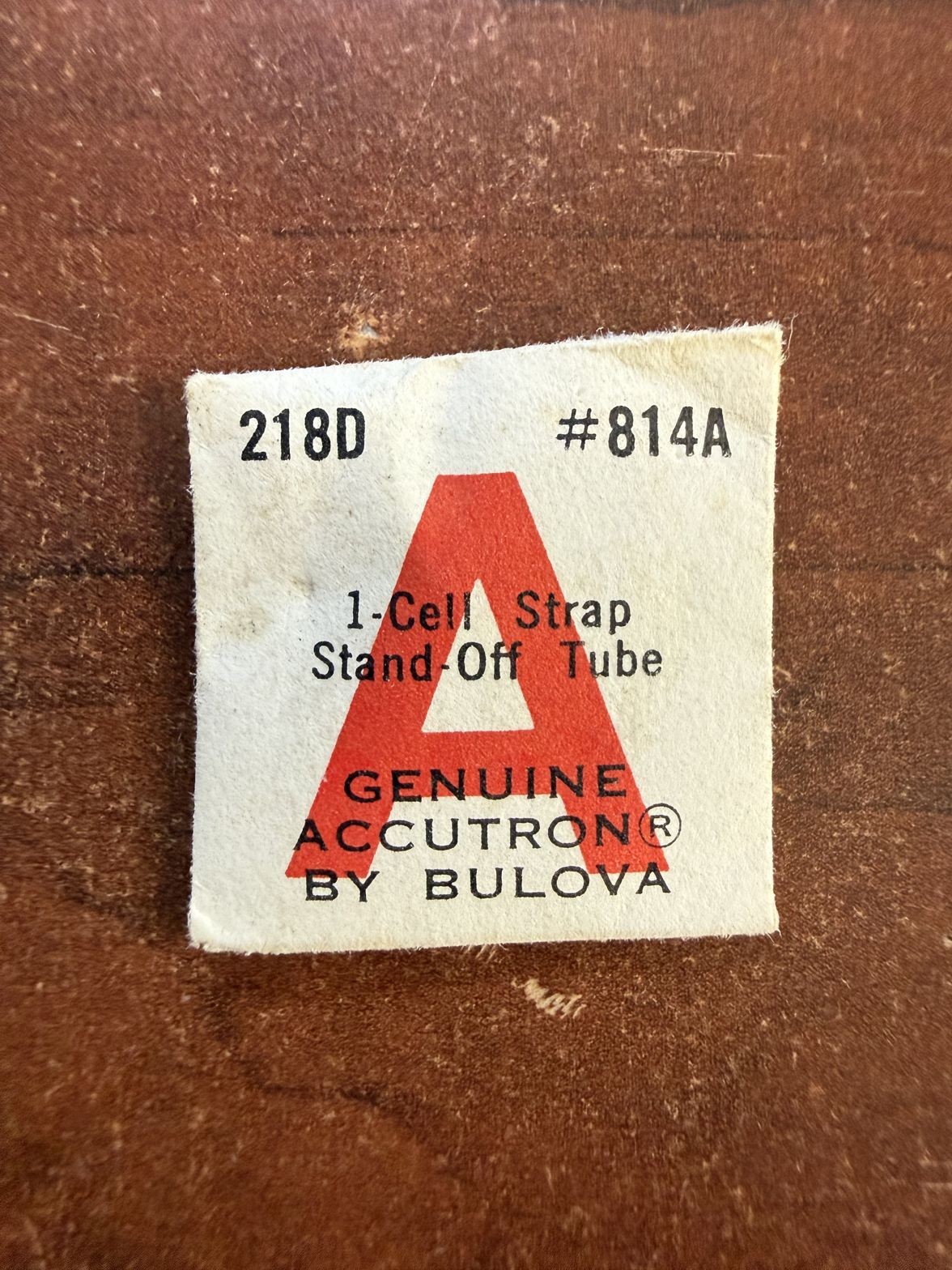 Accutron 218D #814A Cell Strap Stand-Off Tube NOS Genuine Vintage Watch Part