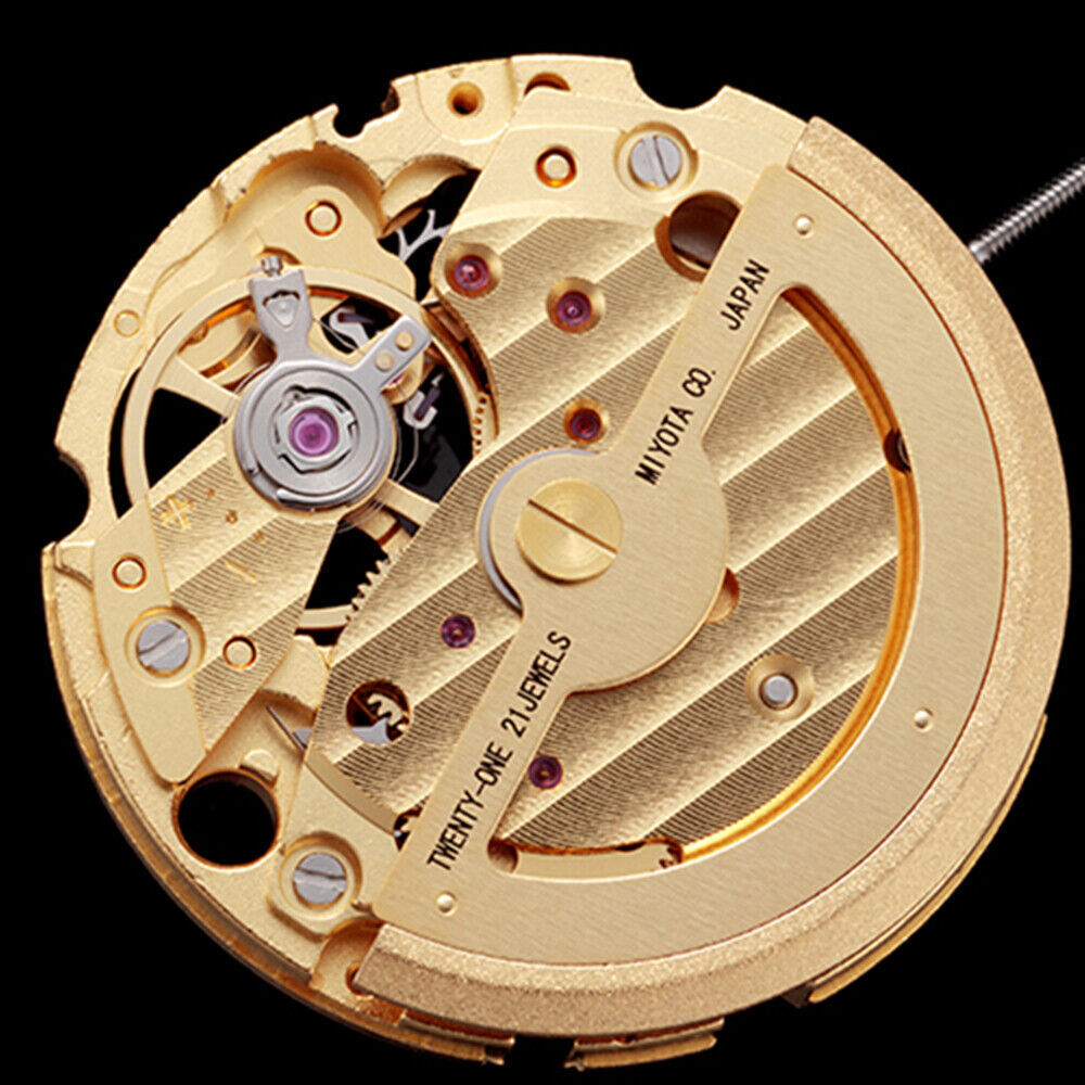 Miyota / Citizen 82S0 Golden Plated Japan Automatic Mechanical Movement