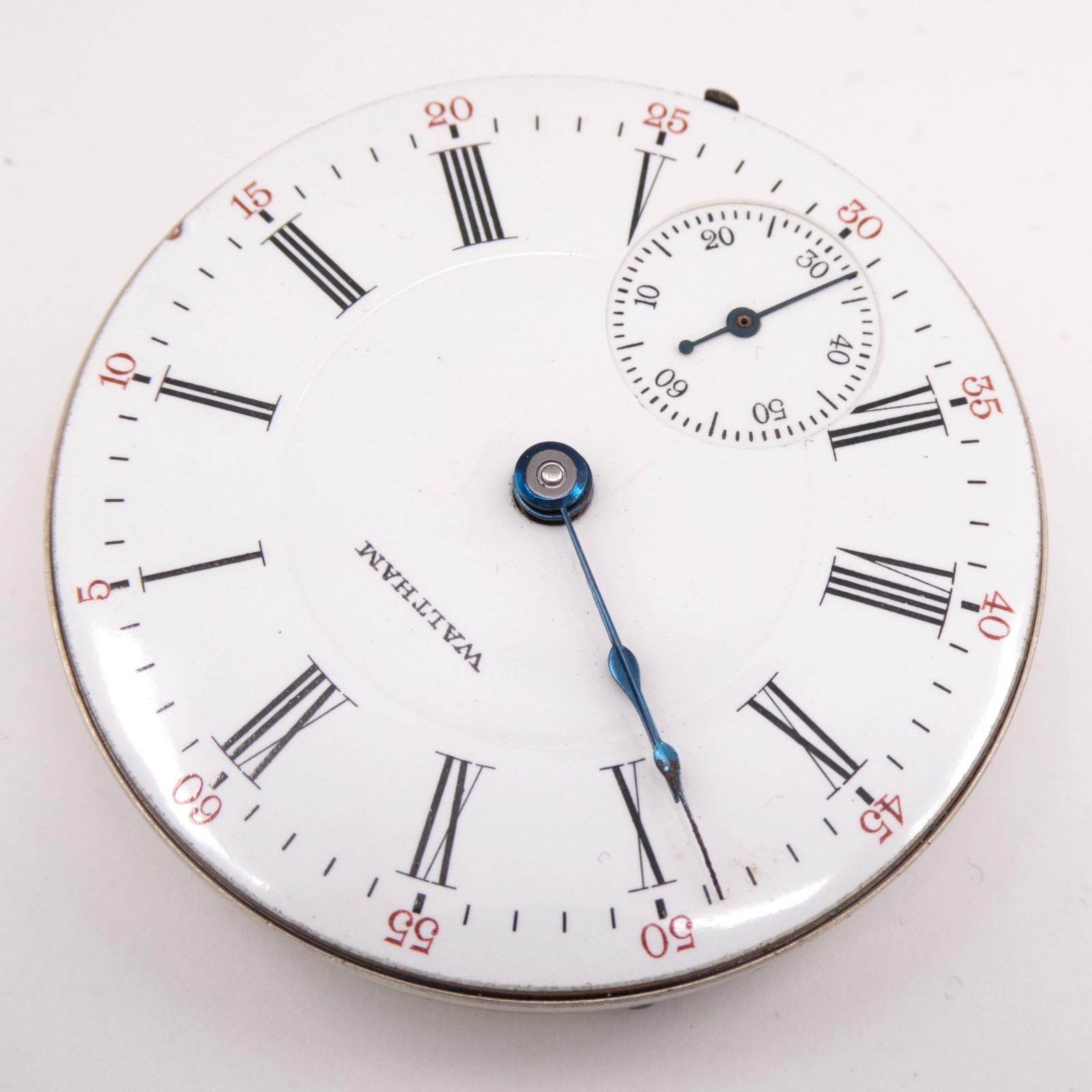 Waltham Grade No. 825 18-Size 17-Jewel Lever-Set Antique Pocket Watch Movement
