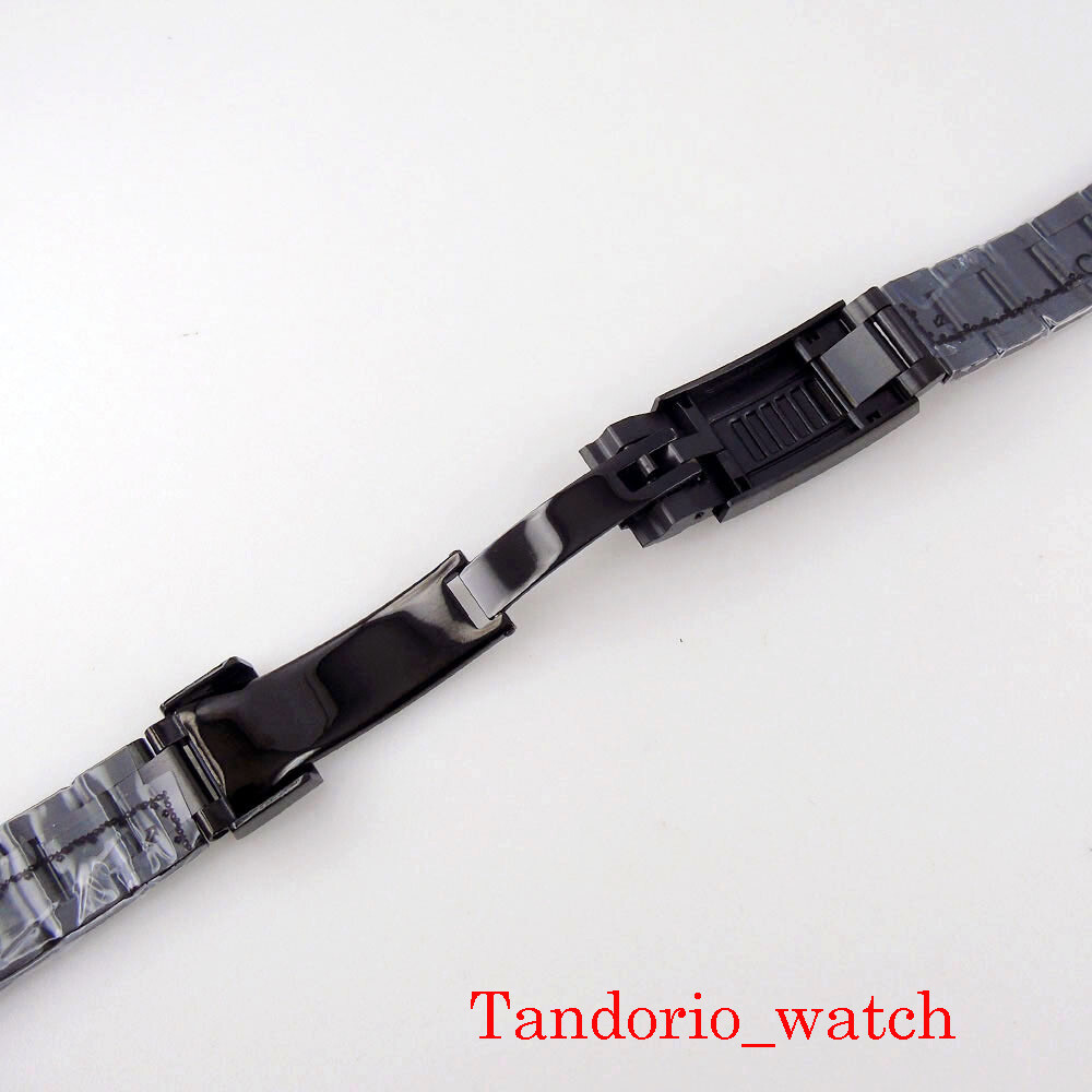 20mm Black PVD Stainless Steel Watch Jubilee Strap Fit 40mm Submariner men watch