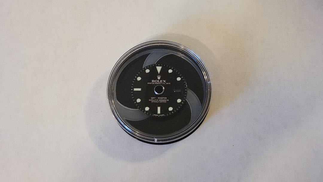 Genuine Rolex GMT-Master 16700 16750 Glossy Black Watch Dial SWISS MADE