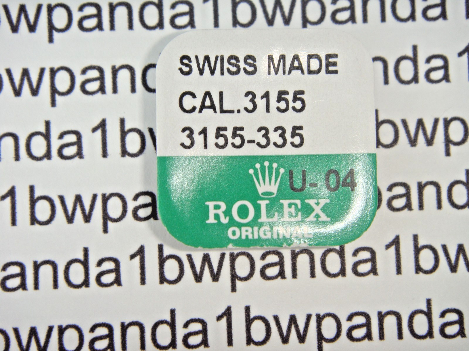 OEM Rolex 3155-335 Minute Wheel with Cannon Pinion NOS==New Sealed