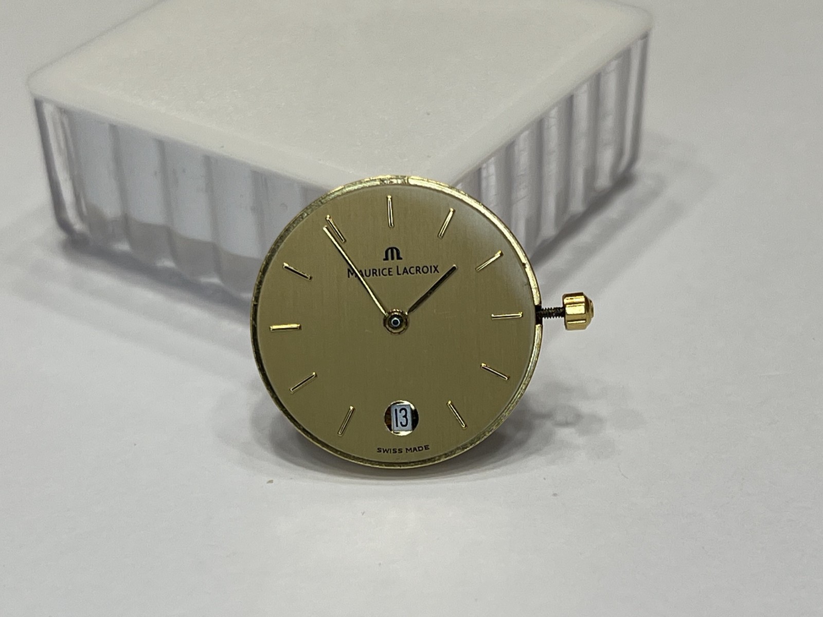 Movement & Dial Maurice Lacroix Quartz Date Eta 956.412 Swiss Made Working