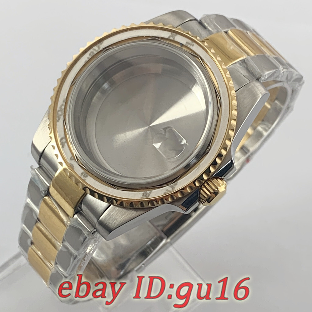40mm Ceramic bezel Watch Case Fit NH34 NH35 NH36 ETA2824/2836 Miyota 821A 8205