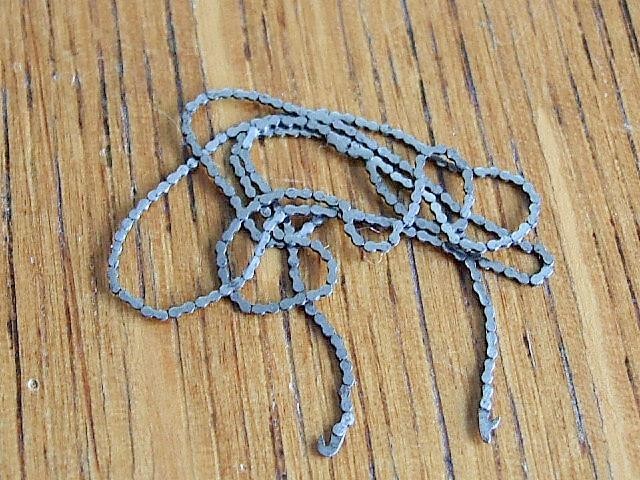 Fusee pocket watch chain with both hooks 10 inches or 254mm. Parts
