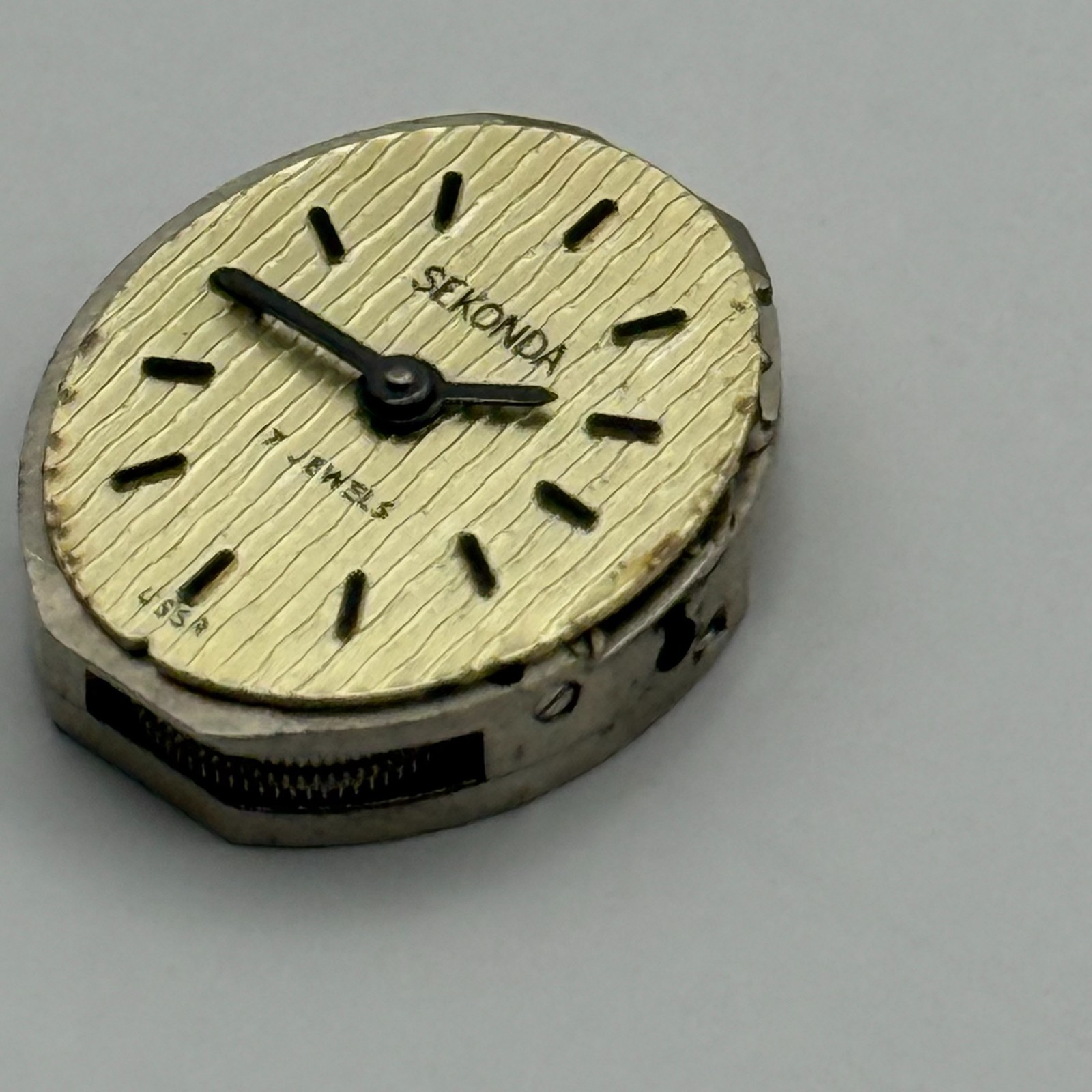 Sekonda USSR Watch Movement Ladies 17 Jewels Manual Wind Parts Repair 13mm