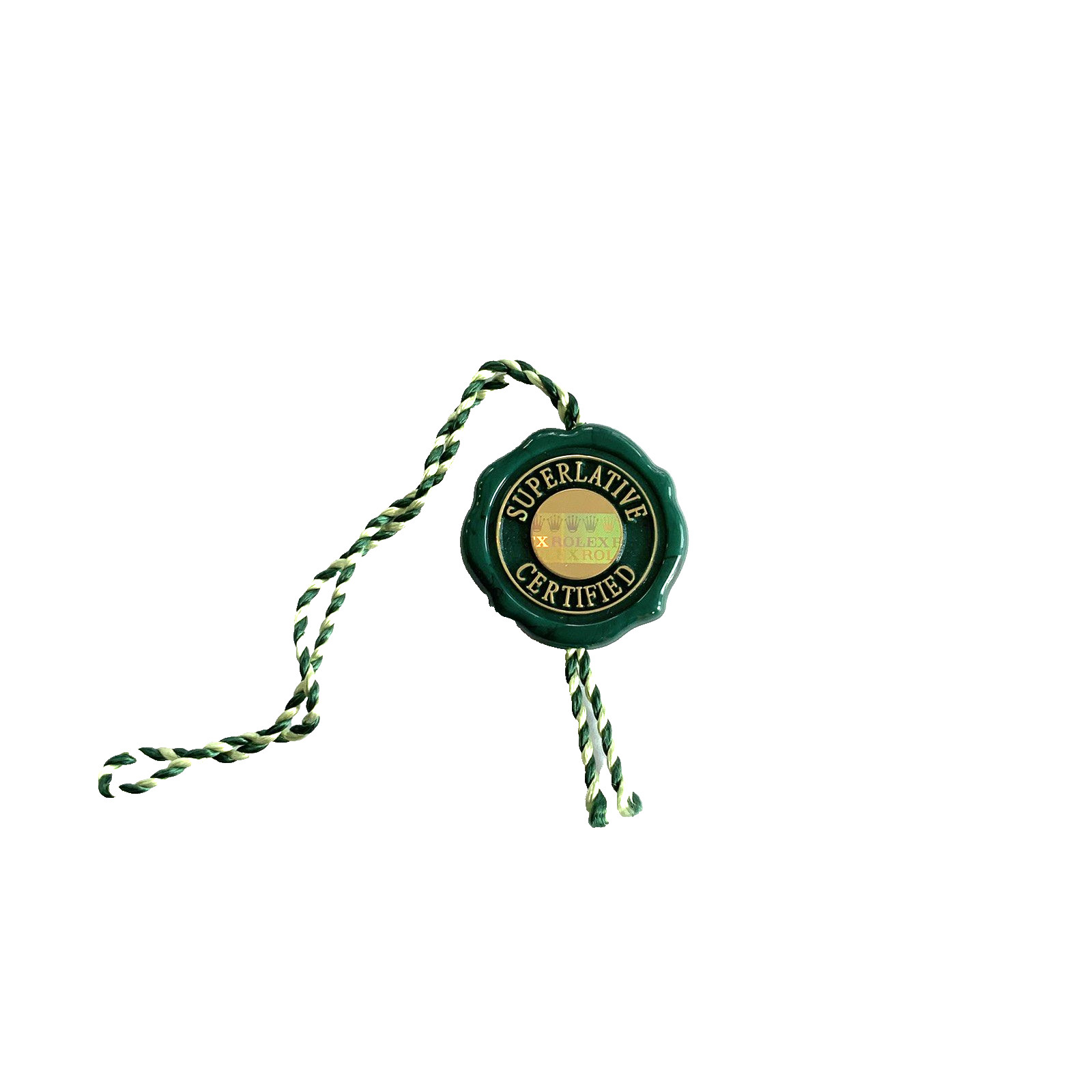 ROLEX GREEN CHRONOMETER HANG TAG
