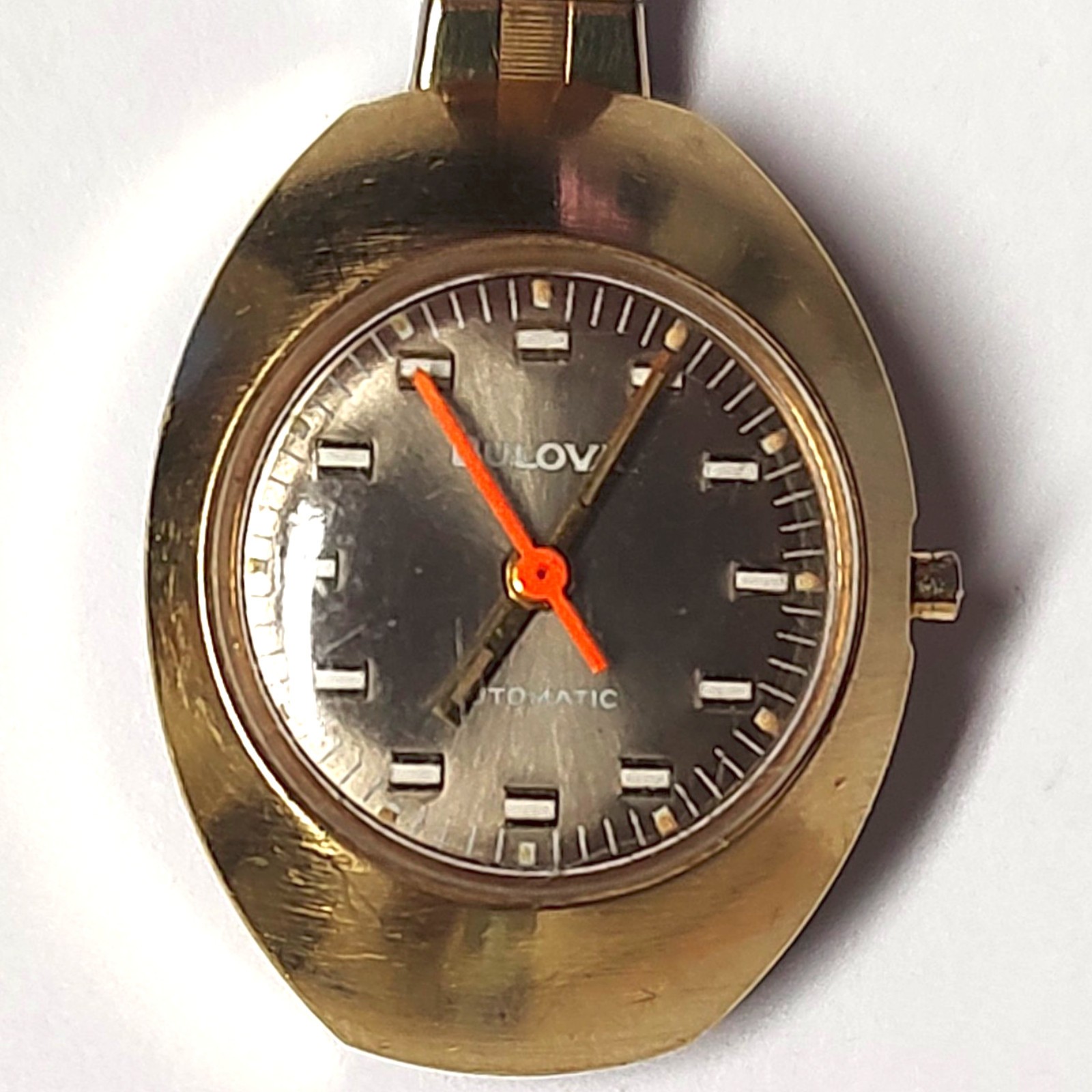VTG 1970s Bulova N2 Ladies Watch 7BCAC Automatic Movement 17 Jewel Parts Repair