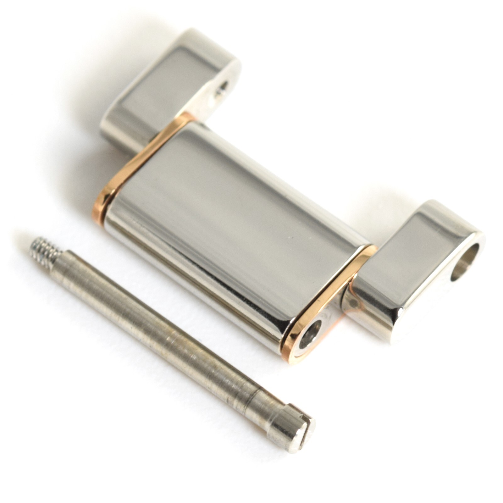 Girard-Perregaux Chronograph 7001 Steel and Gold 18mm Wide Watch Bracelet Link