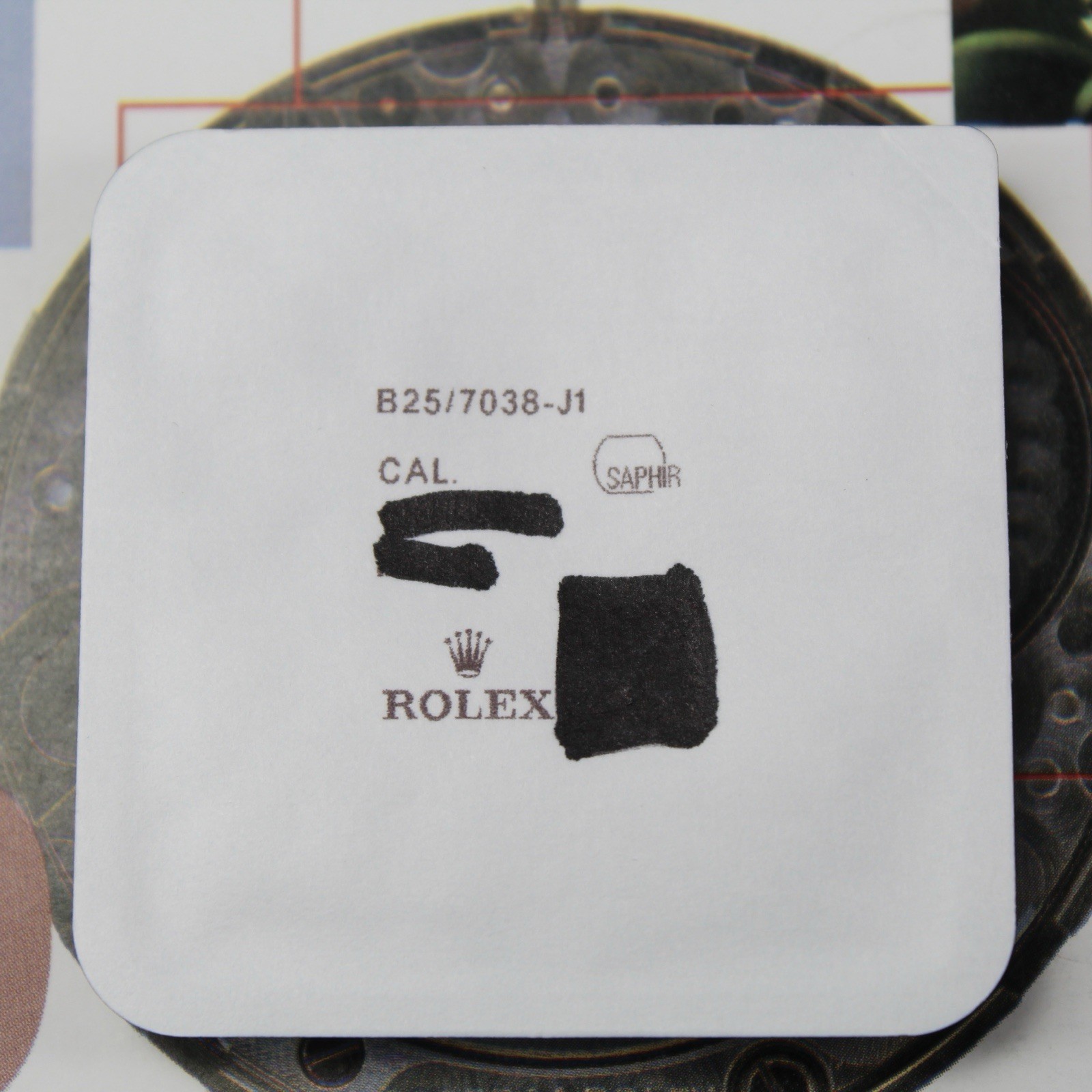Rolex Sapphire Crystal 25-7038-J1 Sapphire Glass 7038 Boys Lady Medium 31mm