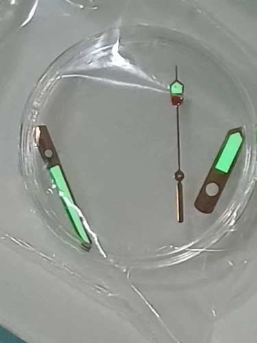 Watch Hands For NH35 NH36 NH70 7S26 Rose Gold C3 Luminous Hand Set Parts