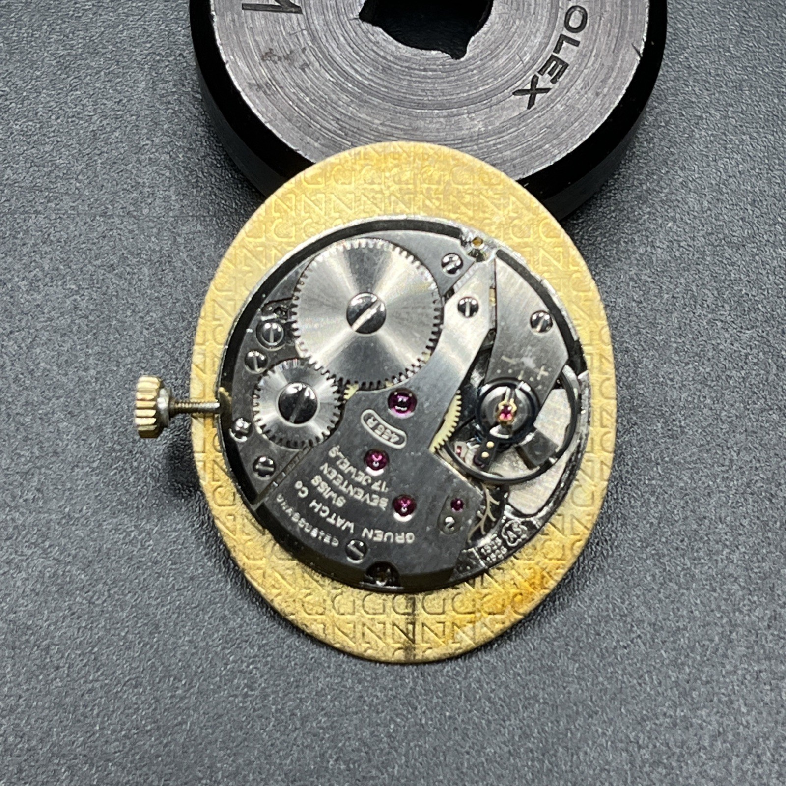Gruen Cal. 455R Movement With Dial And Hands (00)