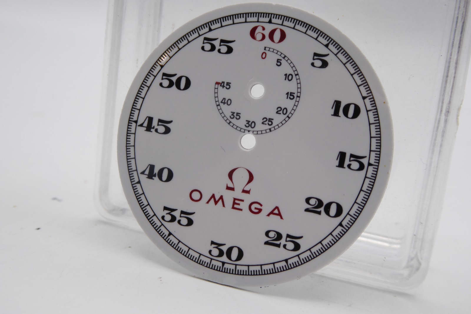 Omega stopwatch vintage dial 43.67mm