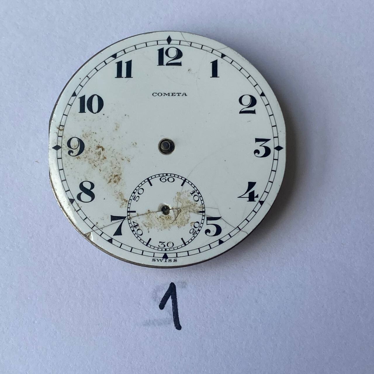 LOT OF 3 PAUL DITISHEIM LABRADOR MOERIS POCKET WATCH MOVEMENTS FOR REPAIR /PARTS