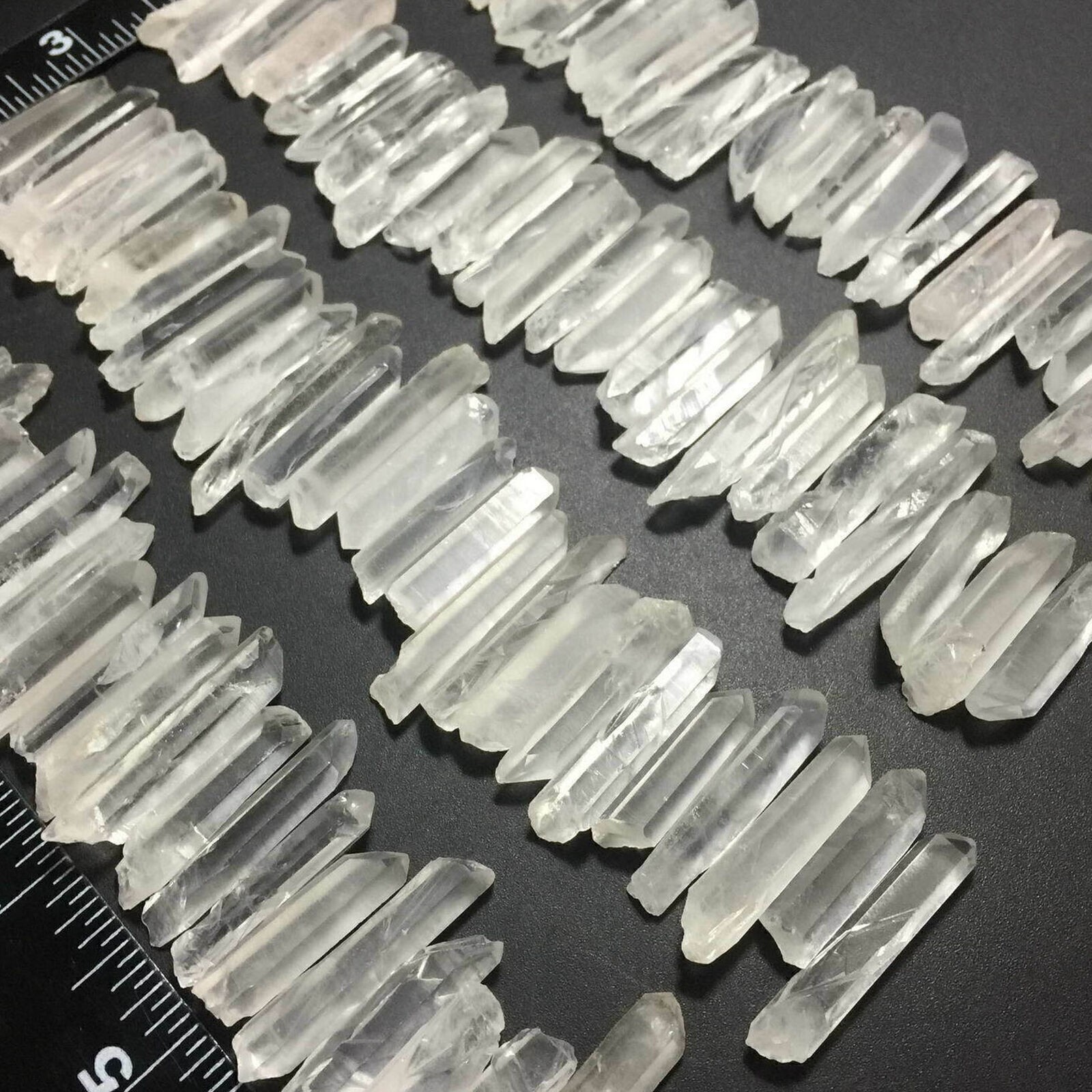 100x Bulk Natural Crystal White Quartz Small Points Terminated Wand Specimen US