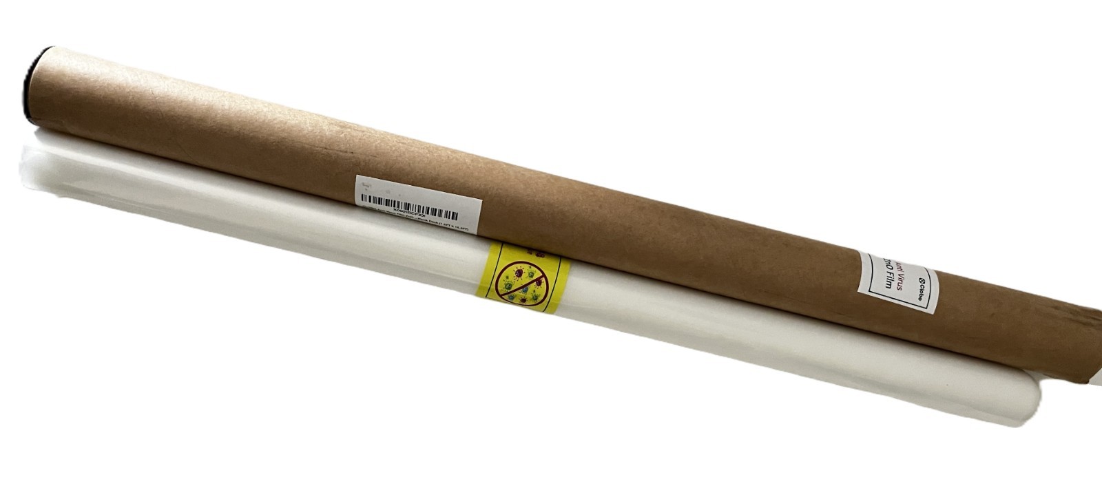 🛡️ ZnO Antimicrobial Static Cling Film Easy Apply Surface Protection 1.6×16.6ft