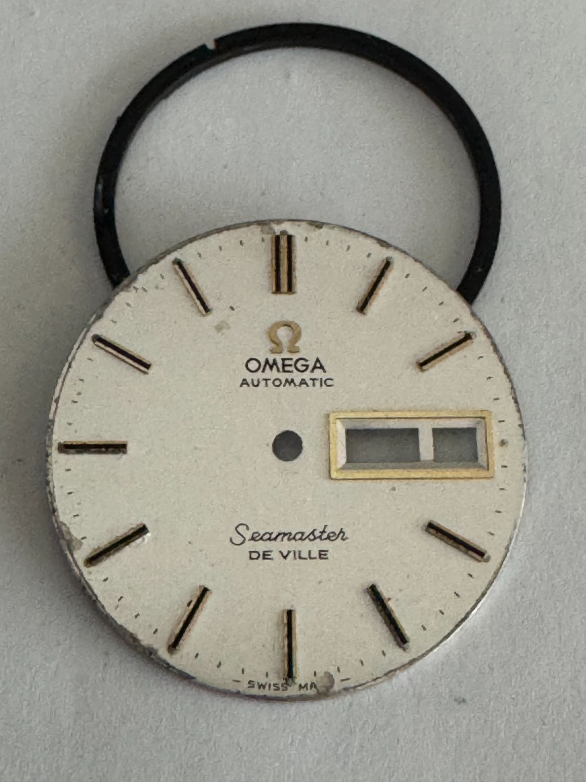VINTAGE SINGER OMEGA SEAMASTER DE VILLE WRISTWATCH DIAL FOR CAL. 1120