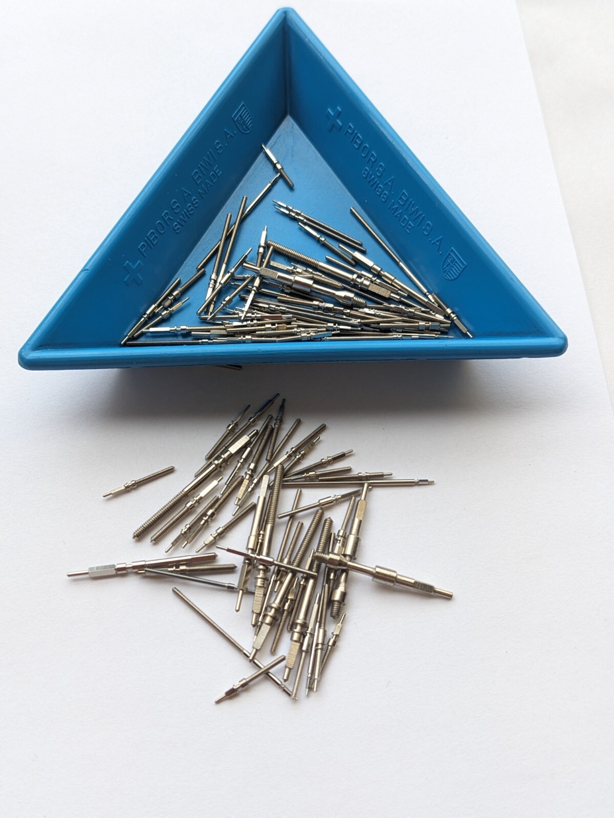 102 pcs Watch stems for Pocket & wrist watch Swiss made lot of 102 pieces x 1