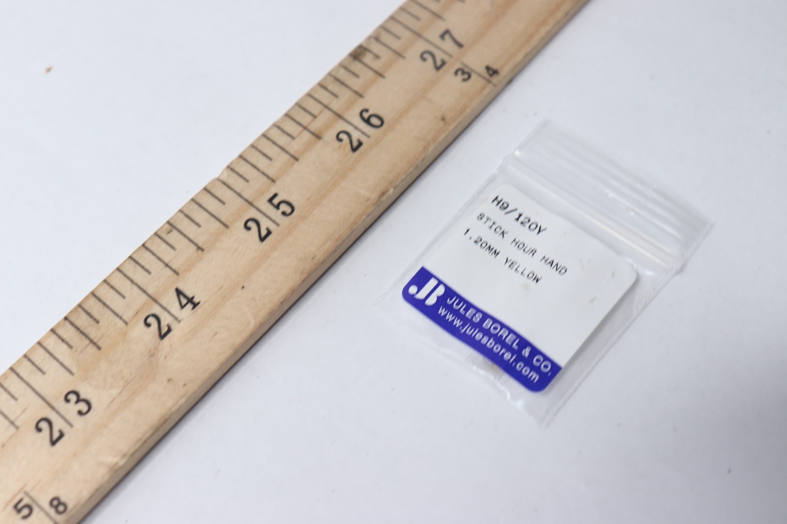 Stick Hour Hand Yellow 1.20mm H9/120Y