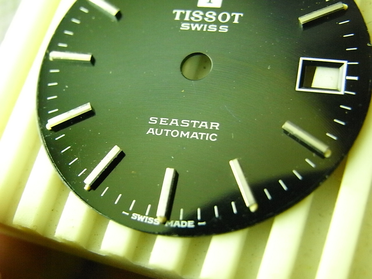 OLD UNUSED TISSOT SEASTAR DARK BLUE AUTOMATIC WATCH DIAL 28.5MM