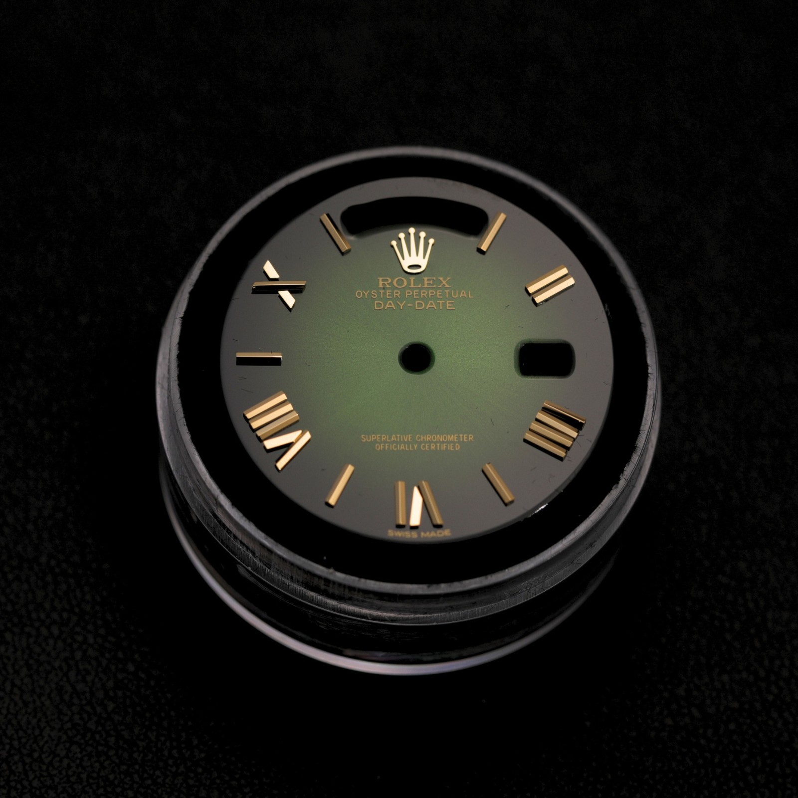 Rolex 36mm Custom Green Roman Dial for Day-Date & Presidential Watches