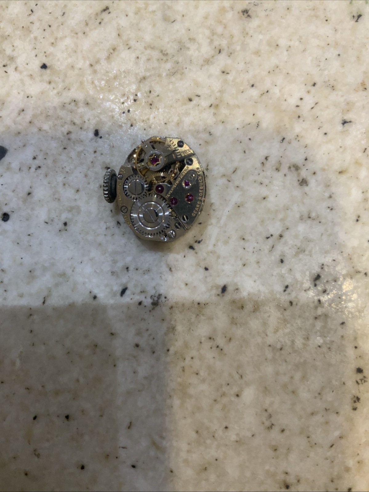 Sears Roebuck 17j Movement (Not Running) Tradition Dial