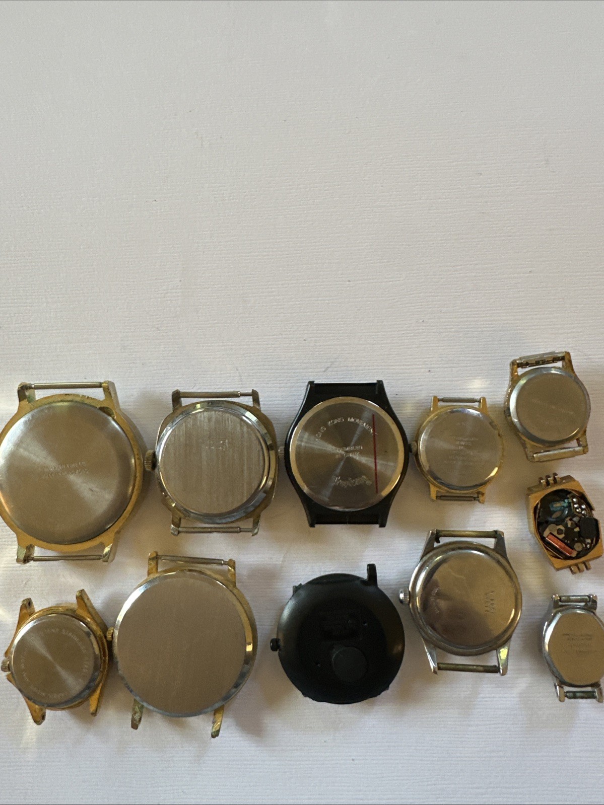 Vintage Watch Lot 8 Pc Timex Lorus Mickey Mouse Wyler Parts Repair Untested
