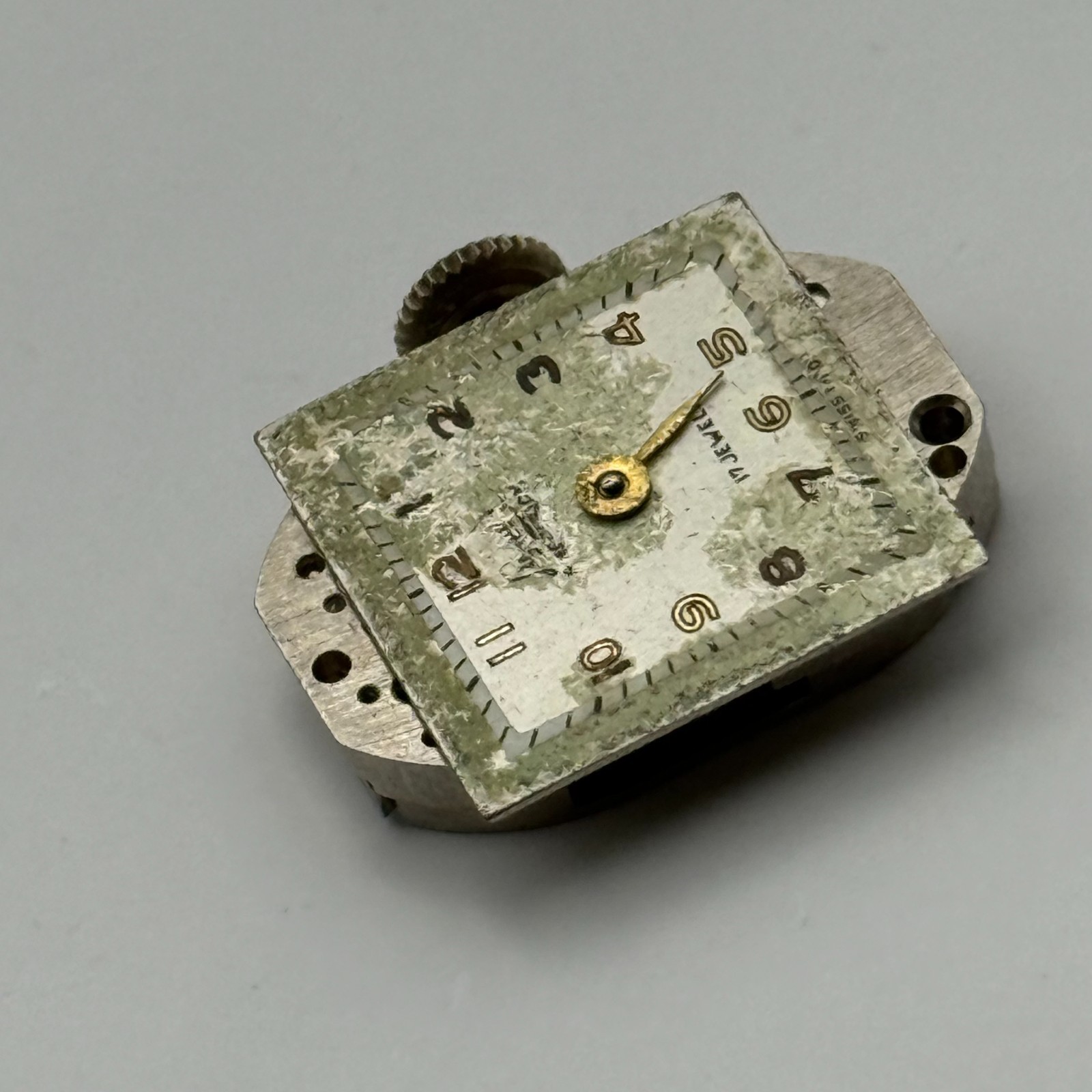 Lunesa L21 Watch Movement 17 Jewels Swiss Manual Wind Parts Repair 12.9mm
