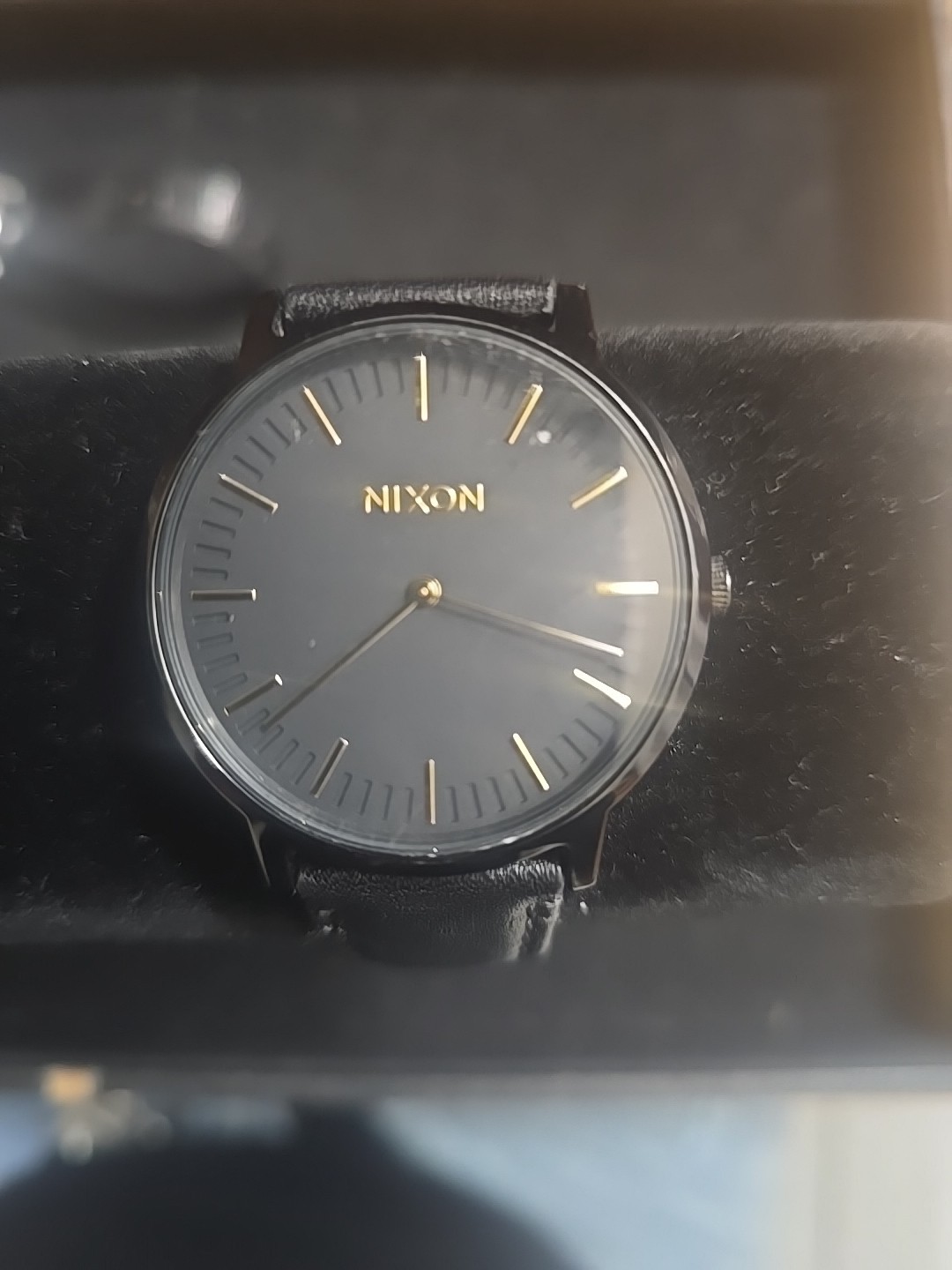Nixon Porter Leather A1058 50m Water Resistant Men’s Watch