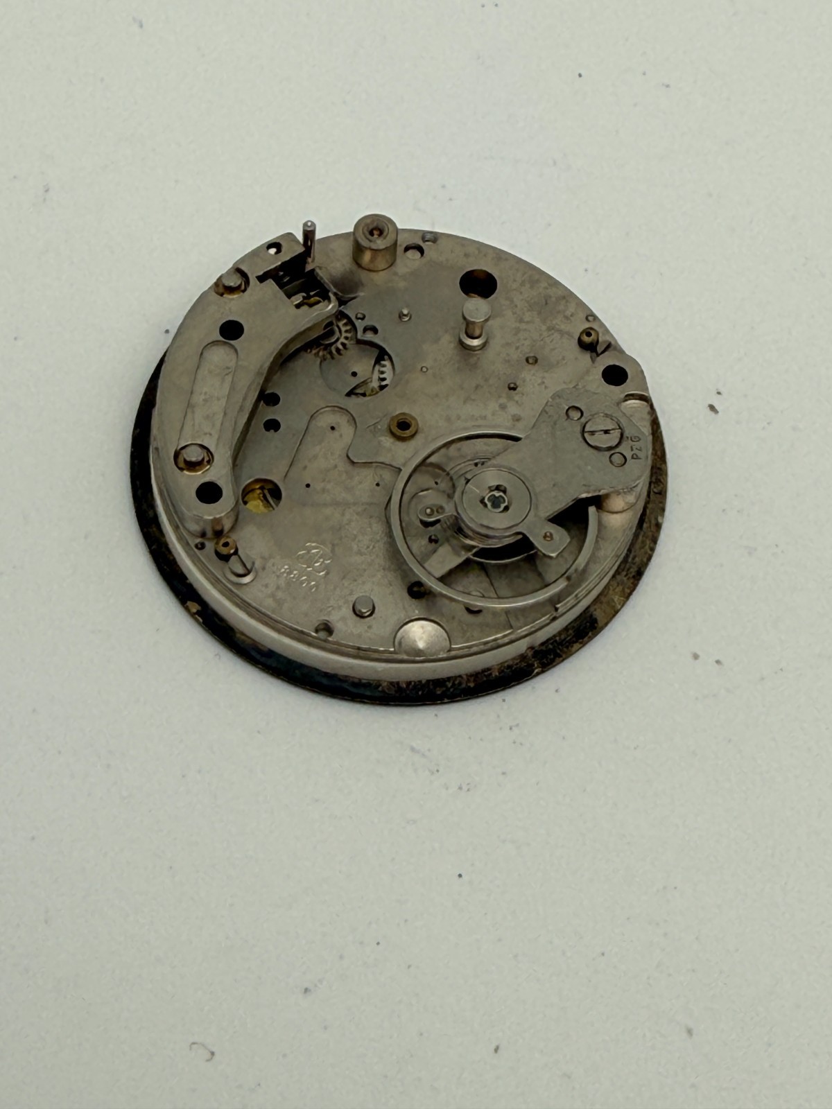 Vintage Sears Jump Hour EB 8800 Swiss Movement & Dial For Parts or Repair