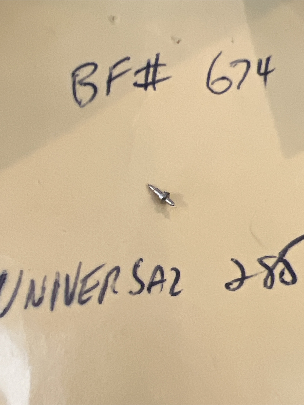 NOS Universal Geneva Bestfit 674 Cal 285 Chronograph Balance Staff