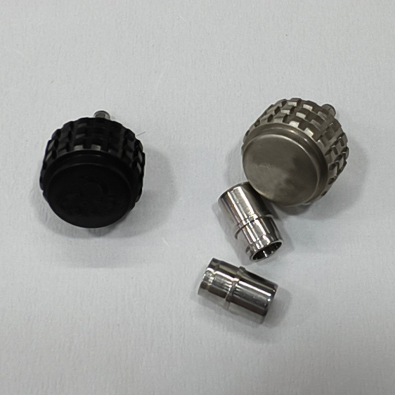For Breitling Avenger watches 7.0MM Watch Crown And Tube Silver 2.8*2.9MM