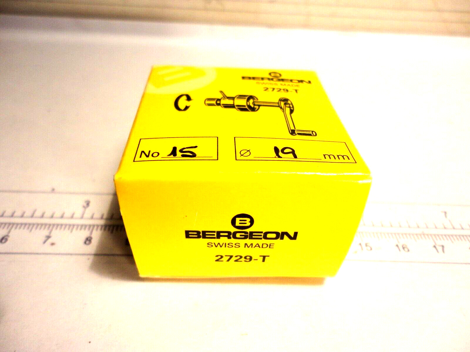 BERGEON Box only-for Mainspring Winder 2729-T , No.15