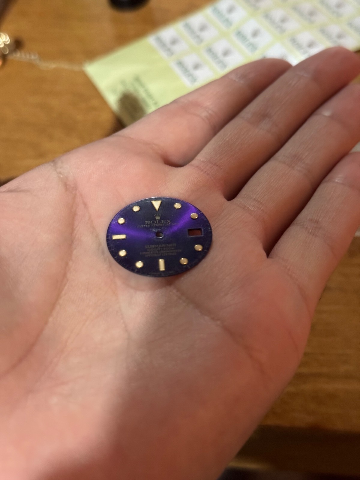 Rolex Ultra-Rare Rolex Submariner Purple / Blue Tritium Dial – Swiss-T 25 – 1661