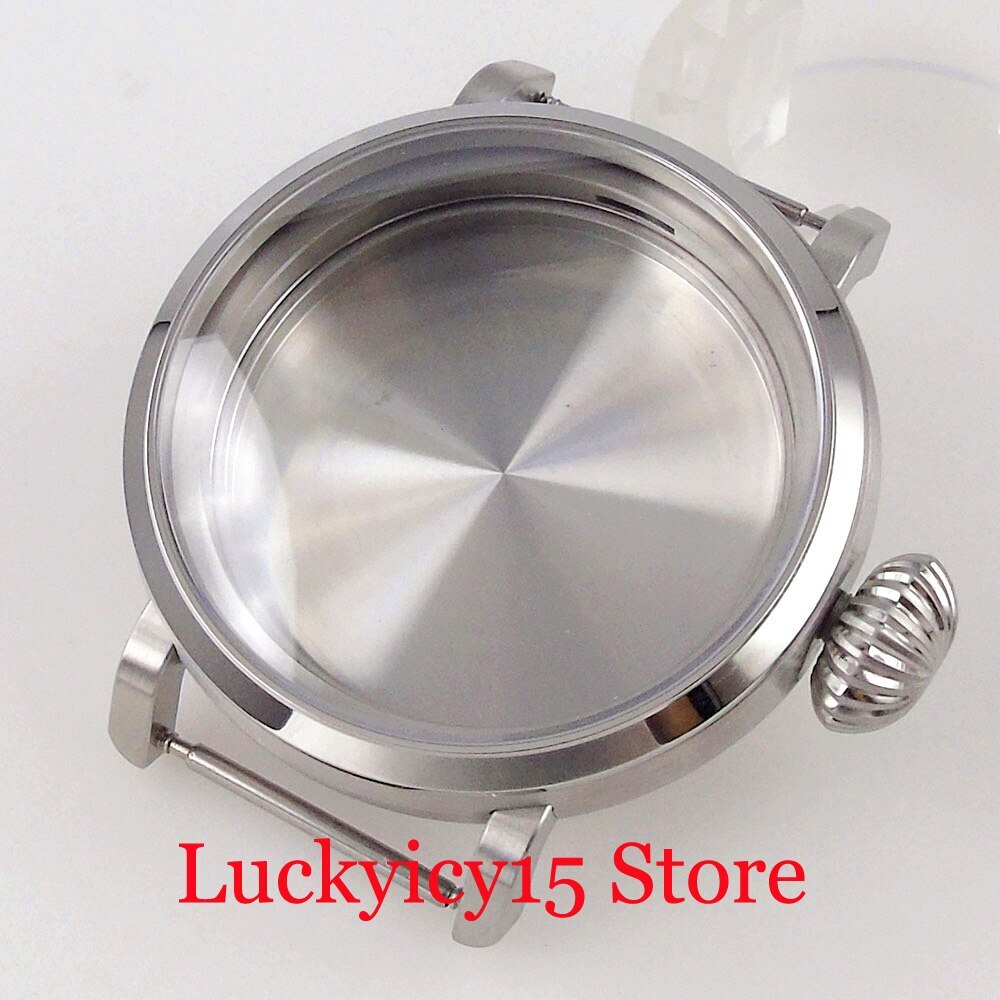 46.5MM Fit NH35A NH36A ETA 2824 PT5000 Automatic Waterproof Bronze Watch Case