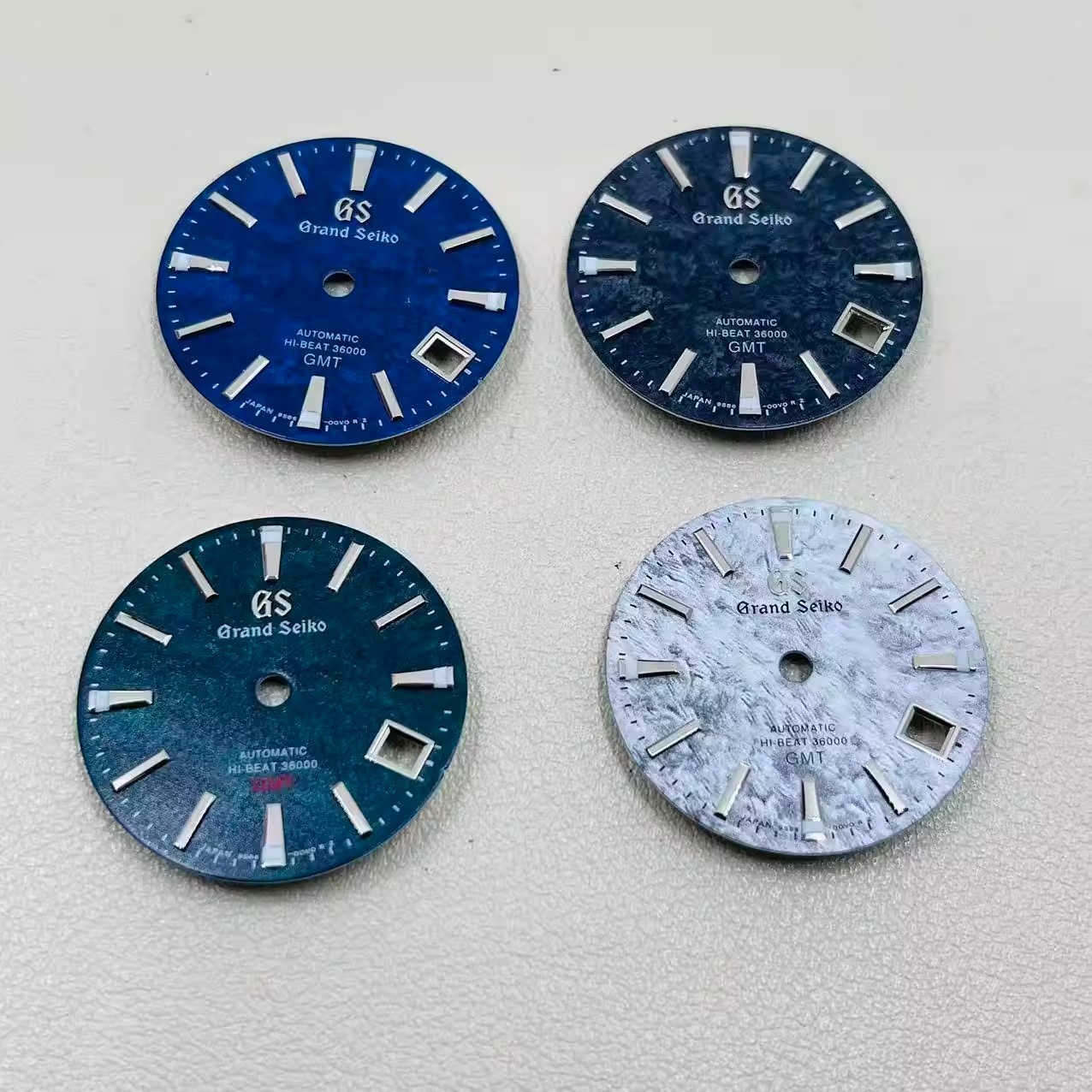 For Seiko 28.5mm Watch Dial Luminous Fit NH34 GMT Movement GS Watches Faces