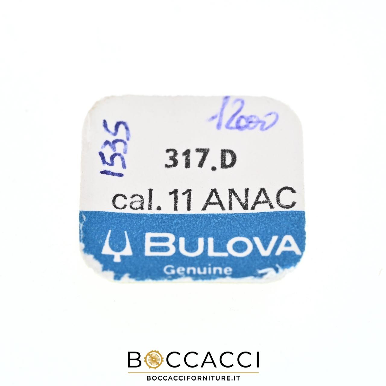 BULOVA CALIB. 11 ANAC REF. 1535 RUOTA CONDUTTRICE Calib: 11 ANAC (EXCELLENT S…