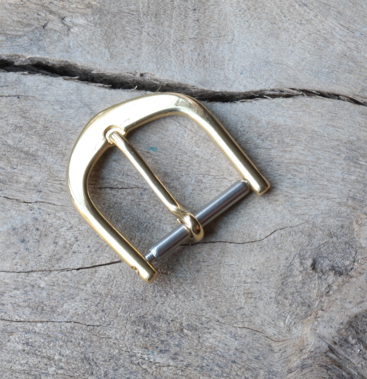 Vintage yellow gold plated vintage watch buckle 14mm rare size to find 1950s/60s