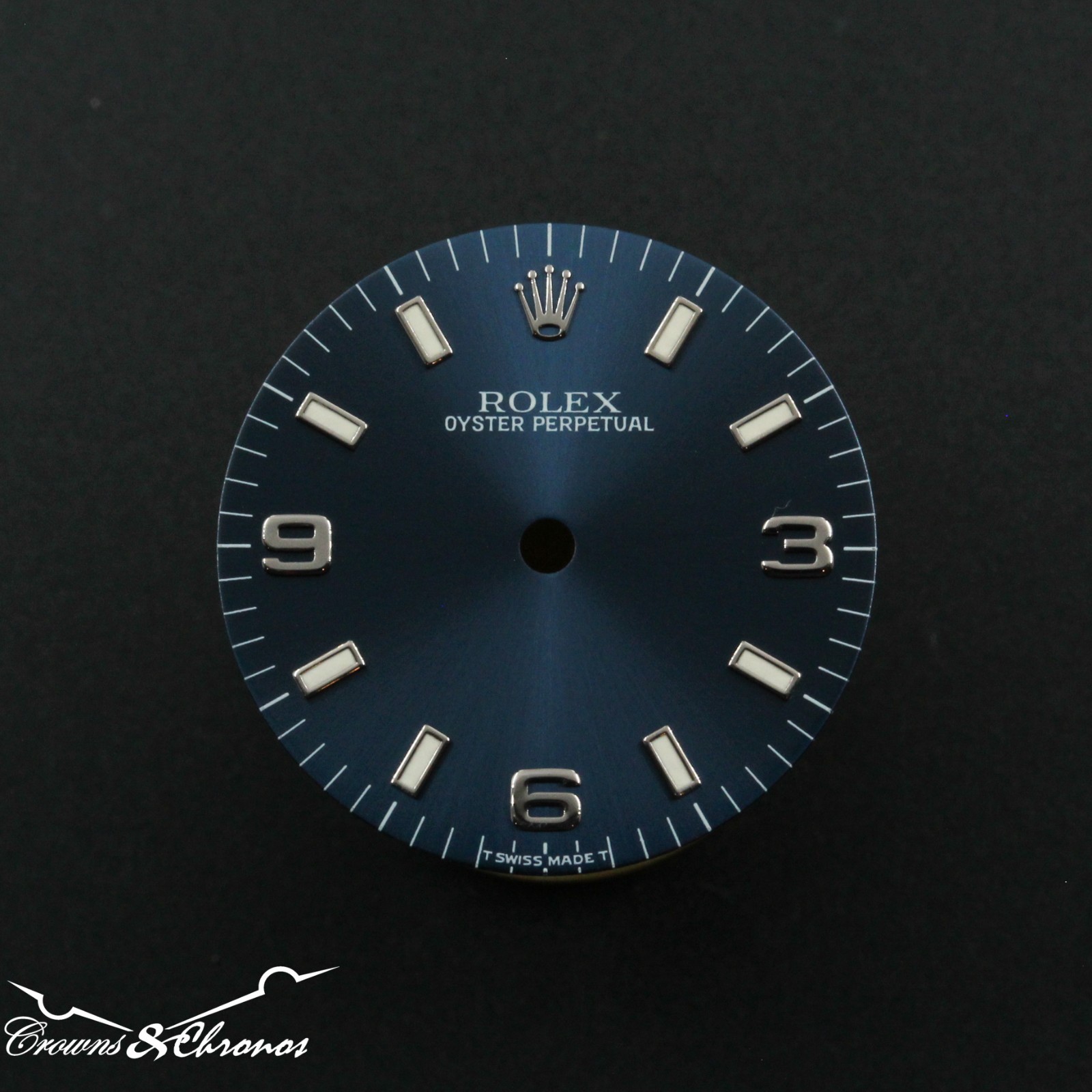 Ladies Rolex Oyster Perpetual Ref 77080 Blue Explorer Replacement Dial