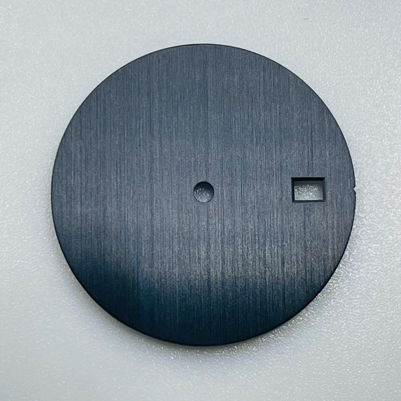 30.5mm Brass Black Plain No Marks Date Watch Dial NH35