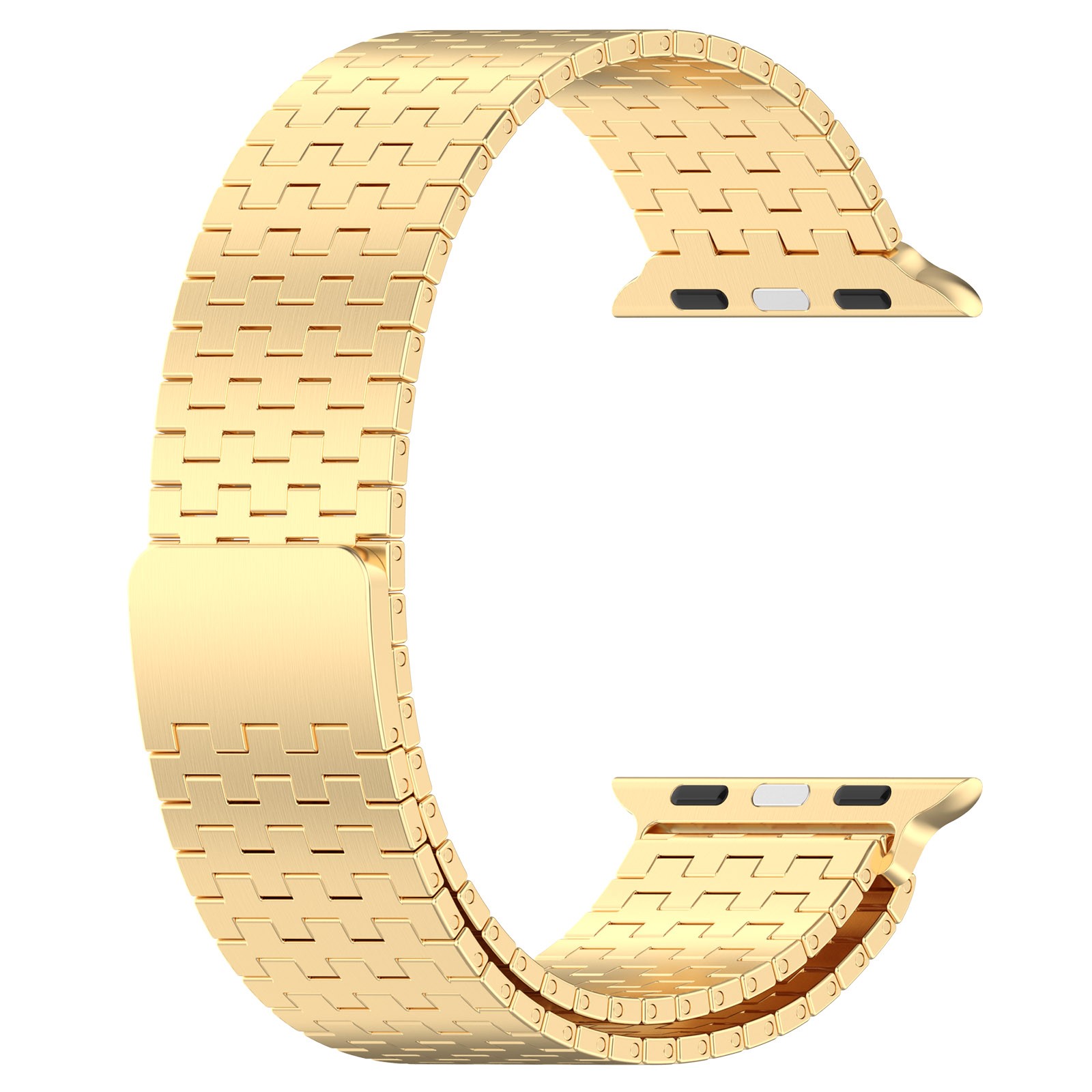 Multi-color Magnetic Adjustable Metal Watch Strap For iWatch 7/6/5/4/3/2/1