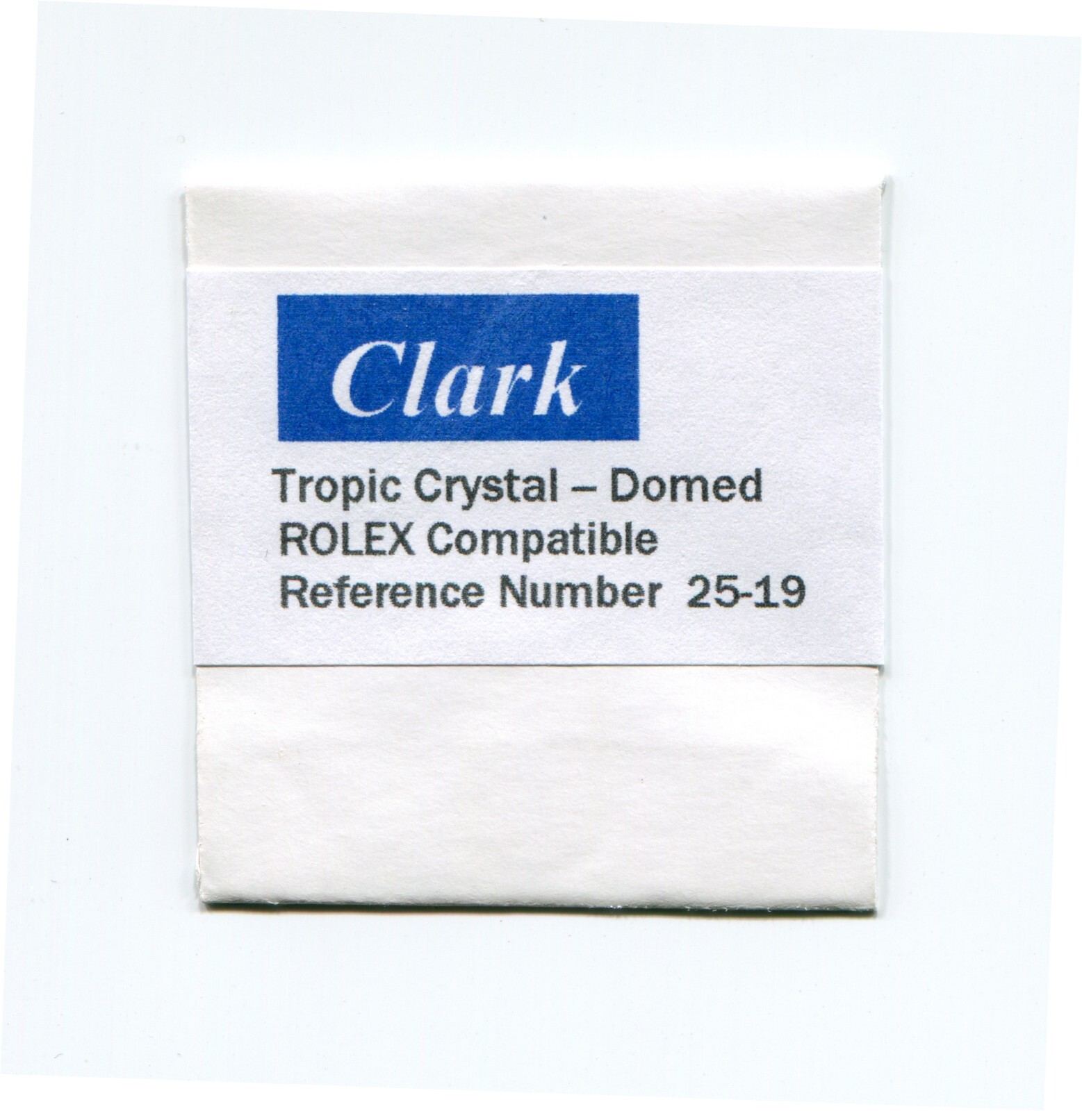 Crystal Ref. # 25-19 T 19 Tropic 19 crystal for Rolex “CLARK” 6.20 mm high