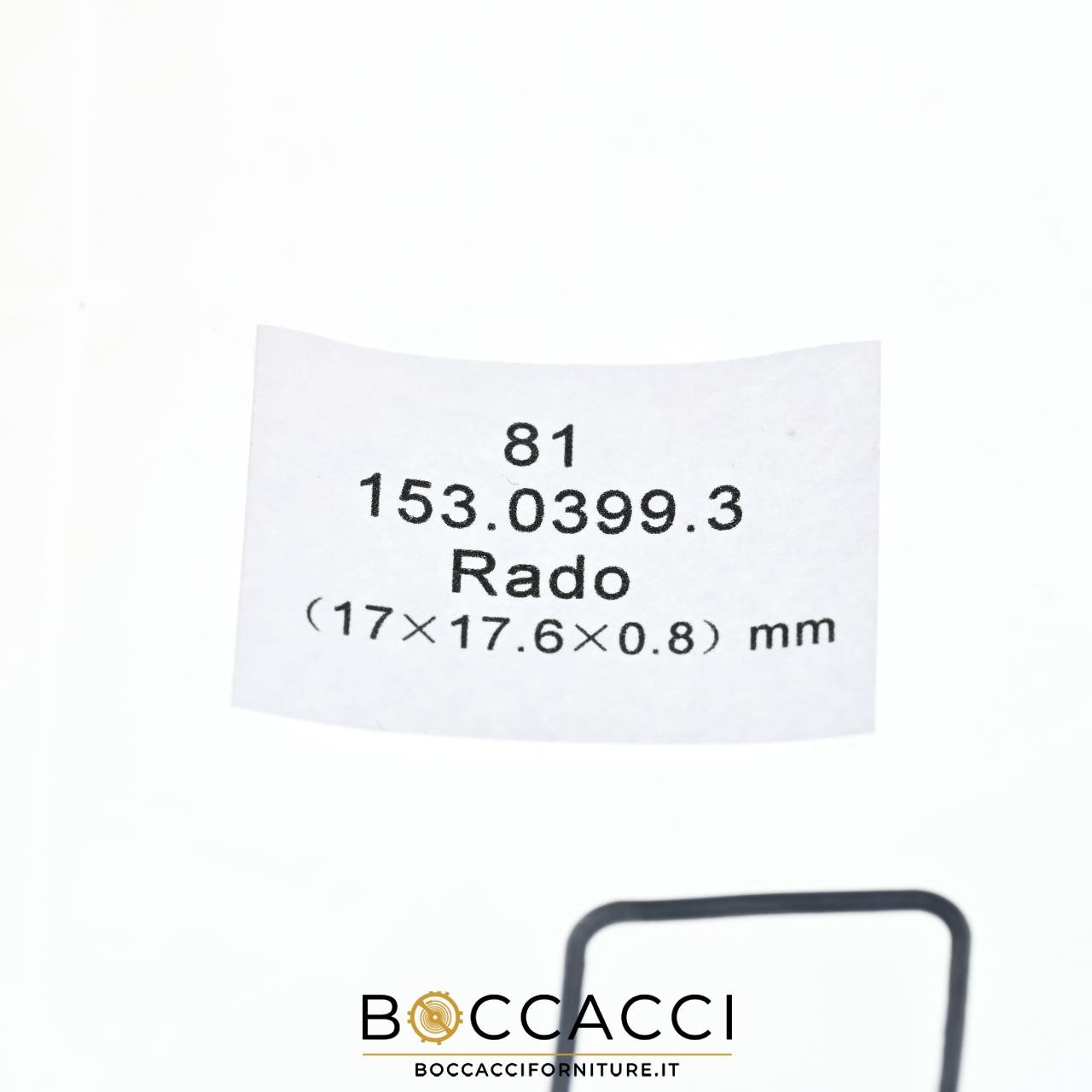 GENERIC Compatible Caseback Gasket for Rado 81 153.0399.3 (NEW)