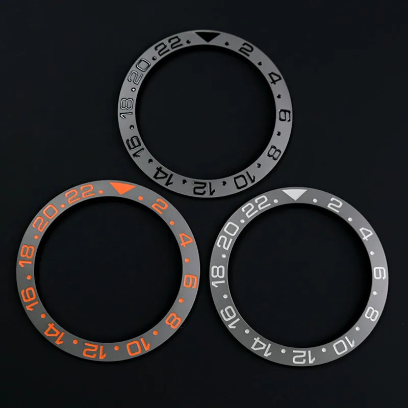 38mm Frosted Ceramic Bezel Insert Watch Repair Replacement Mod Part